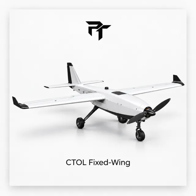 CTOL Fixed-Wing UAV, concept render